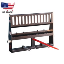 Attachments 48'' Hd Pallet Forks Hay Spear Skid Steer Quick Tach Us Stock