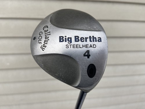 Rechtshänder Callaway Big Bertha Steelhead 4 Holz mit Graphit Firm Flex Schaft