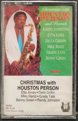 Houston Person - Christmas With Houston Person Muse CASS. TAPE MINT JAZZ HOLIDAY - Picture 1 of 4