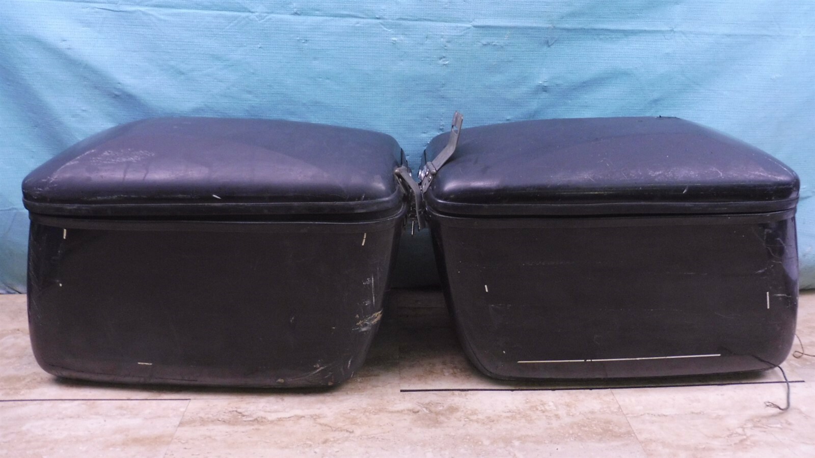 Vintage Custom Fiberglass Saddlebags Luggage Cases Old School PL188+ eBay