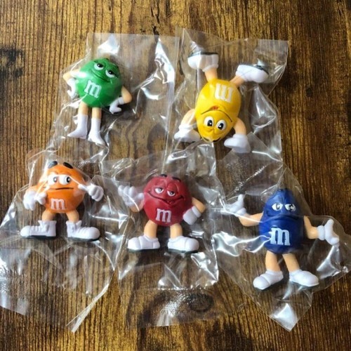 M&M's Figure 5 Set CANDY Character m&m Mini PVC Collectible Toy New H4