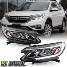 For 2015-2016 Honda CRV EX |EX-L | SE w/ LED DRL Headlights Headlamps Left+Right