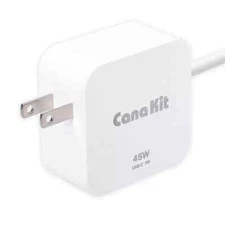 45W USB-C Power Supply with PD for Raspberry Pi 5 27W @ 5A