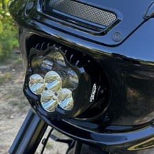 Custom Dynamics Shark Demon STREET LEGAL LED Headlight for Low Rider St