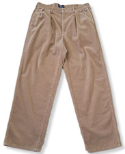 Vintage 90's Polo Cords Ralph Lauren Men's Corduroy Baggy Pleated Pants 33.5/30