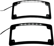 Custom Dynamics LED License Plate Frame LPF-RAD-C-LP Harley
