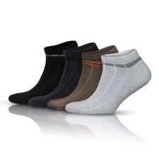 Cotton Ankle Socks |GoWith 4 Pairs Low Cut Athletic Socks for Men Walking and Ru