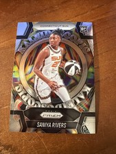 2025 Panini Prizm WNBA #8 Saniya Rivers Kaleidoscopic Rookie RC Connecticut Sun