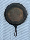 Griswold Cast Iron Skillet Griddle 108 201A Lg. Block Badge - Variation