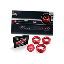 for Kia K5 2025-2026 Accessories (EX/LXS/GT/GT-Line), 4pcs Aluminum Alloy Red