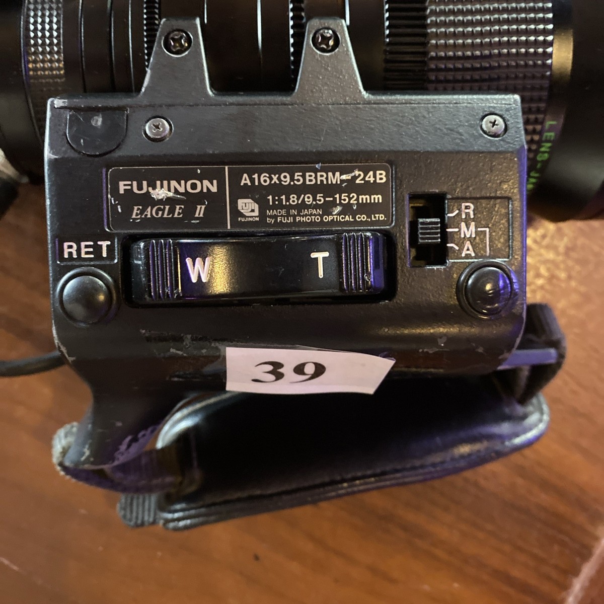 Fujinon 12x TV Z Optical Zoom Lens 1:1.8/9.5-152mm ERM-1 Fuji