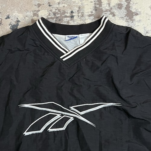 Reebok Vintage 90s Winter Pull Over Varsity Sports Sweater XL Jacket Windbreaker - Picture 4 of 10