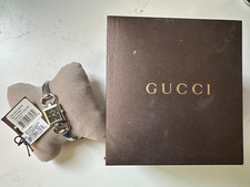 Gucci Tornabuoni Diamond Black Dial Silver Tone - Women watch YA120507