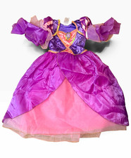 Disney Rapunzel Toddler Costume Dress Size 5/6 Purple Pink Gold Girl