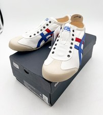   NEW  Onitsuka Tiger MEXICO 66 SLIP-ON White/Tricolor Daily Sneaker Men's US 8 