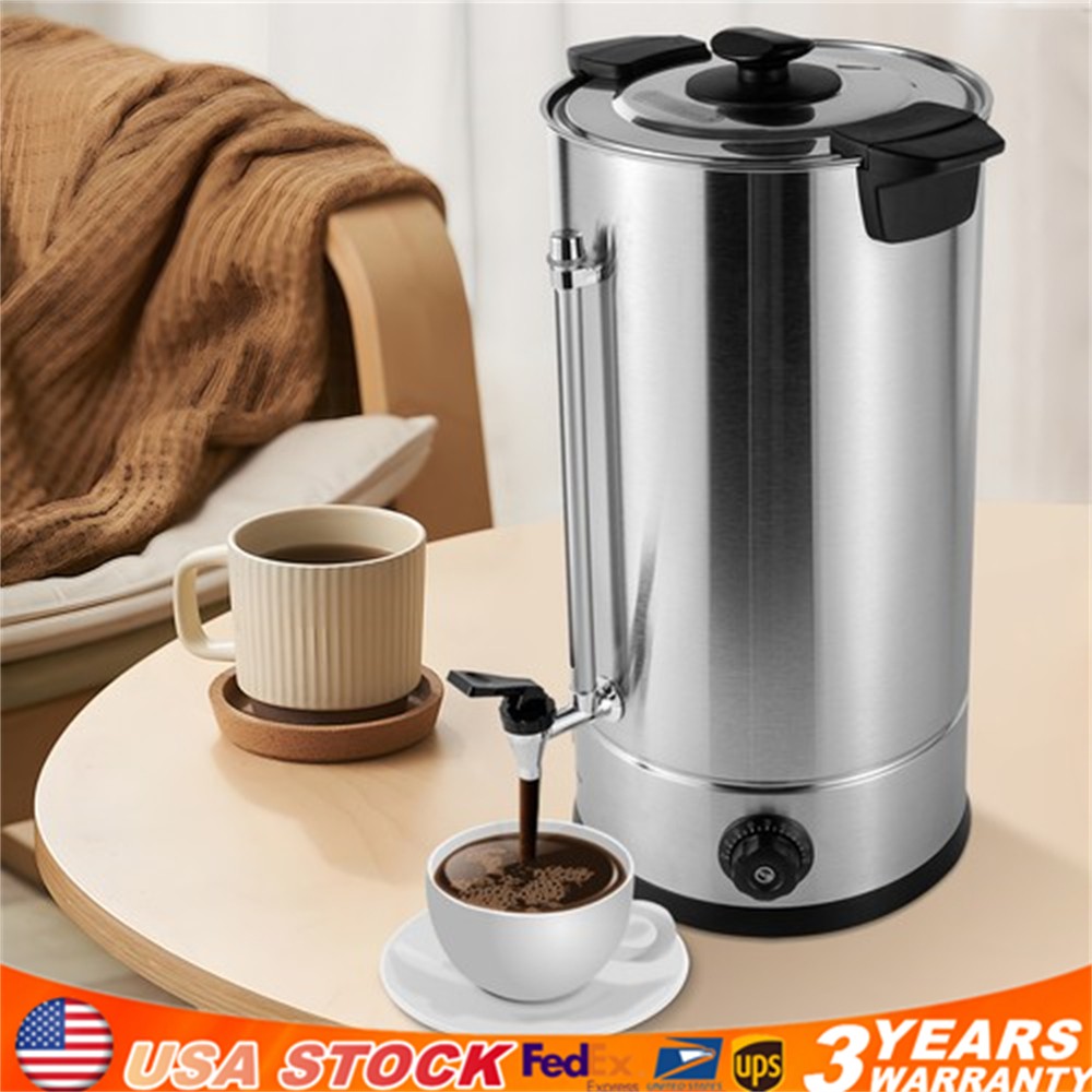 25L Commercial Electric Hot Water Boiler Stainless Steel Tea & Coffee Boiler