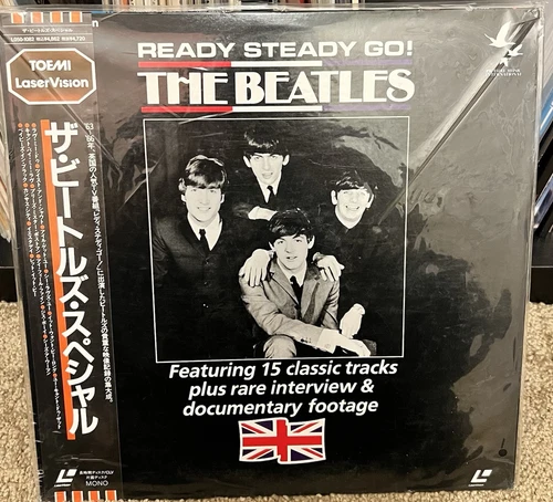 The Beatles - Ready Steady Go Special Edition Japanese Laser Disc Still Sealed