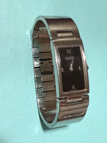 Coach W040 donna acciaio inox nuovo batteria nuova funzionante!