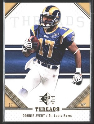 2009 SP Threads #30 Donnie Avery St. Louis Rams