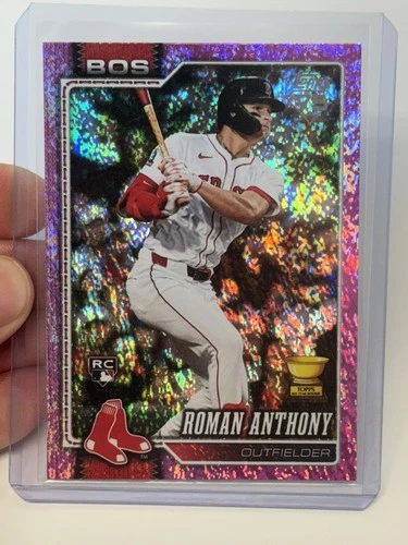 2026 Topps Series 1 Roman Anthony Pink Hoil Foil Rookie Cup Red Sox RC SP USA