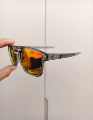Oakley Latch beta OO9436 Polarized Sunglasses PRIZM Red Lens Gray Frames