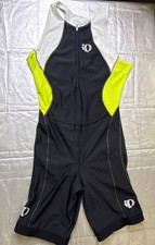 Pearl Izumi Elite Pursuit TRI Suit Cycling Bib Women  s Size XL Black Blue Padded