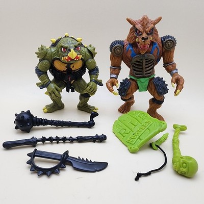Teenage Mutant Ninja Turtles TMNT (Vintage 1991) TOKKA & RAHZAR [NEAR COMPLETE]
