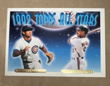 Topps 1992 All-Stars Carlos Baerga Ryne Sandberg #402 All-Star MLB Baseball Card