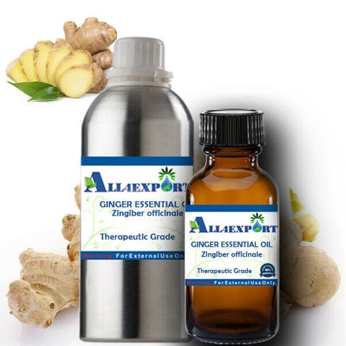 PURE GINGER ESSENTIAL OIL Zingiber officinale NATURAL HERBAL FRAGRANCE AROMA - Bild 1 von 3