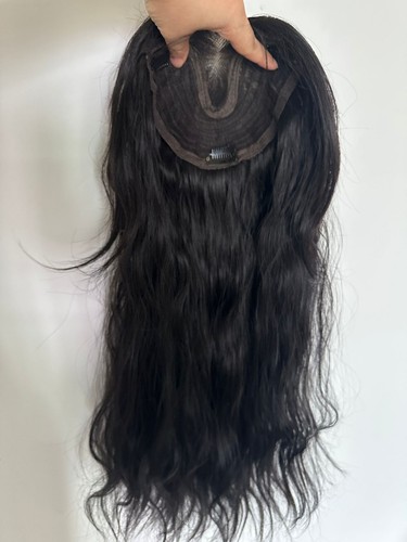 Clip donna 6,3"x6,3" pizzo frontale onda acqua ondulata sintetico in 22" - Foto 15 di 16
