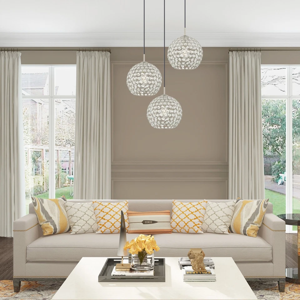 Livex Lighting 40440 Nickel Cassandra Single Light 9"W Crystal Mini Pendant - Image 4 of 4