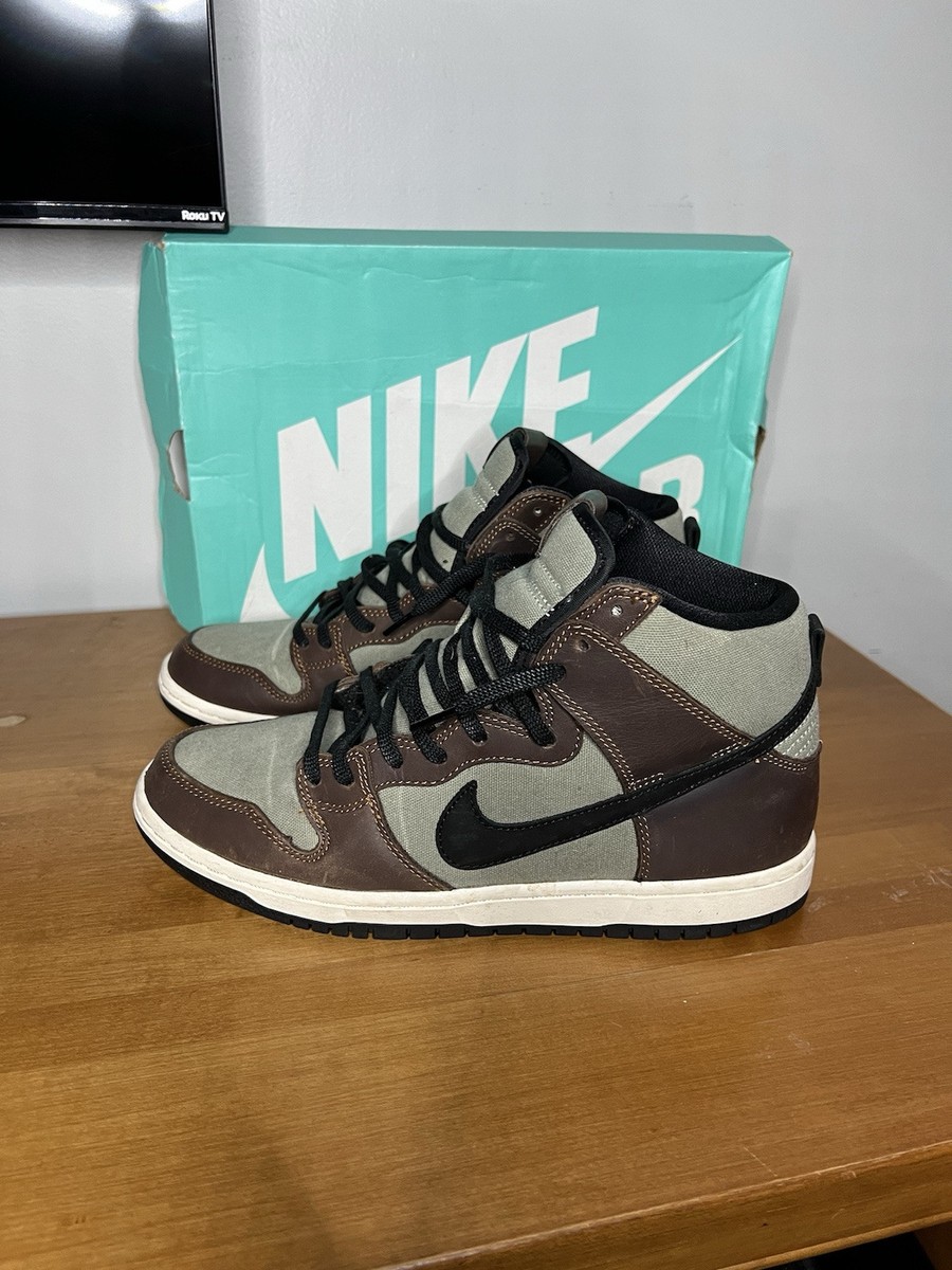 Nike SB Dunk High Baroque Brown Men's Size 8.5 BQ6826-201 | eBay