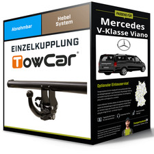 Abnehmbare Anhängerkupplung für MERCEDES V-Klasse Viano 10- Typ W639 TowCar NEU