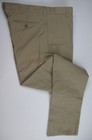 LANDS END Khaki School Uniform Elastic Waist Pull-On UNHEMMED Pants Boys 10