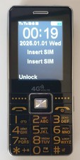 4G VoLTE Basic Mobile Phone – Black, Slightly Used