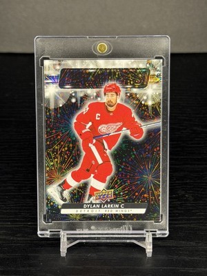 2023-24 Upper Deck Series 2 #DZ-67 Dylan Larkin Black Dazzlers SP