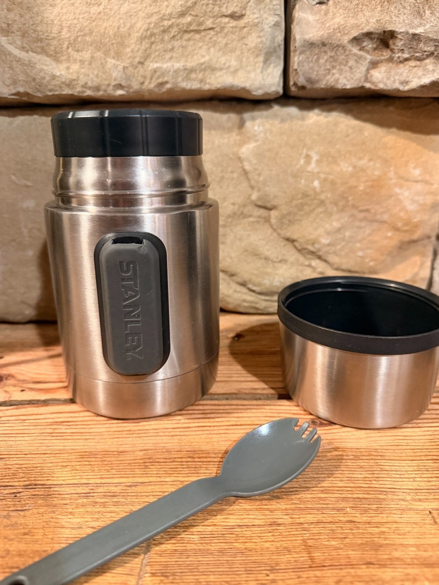 Stanley 18 Oz Stainless Steel Thermos Kitchen 20-00621 with Spork