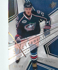 2008-09 SPx SPxcitement Nikita Filatov Rookie /999 Columbus Blue Jackets #X64