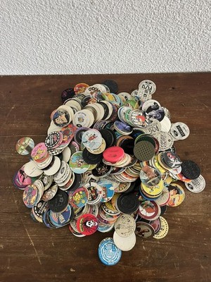 Vintage Konvolut über 500 Pog Caps verschiedene Themen 90er Jahre