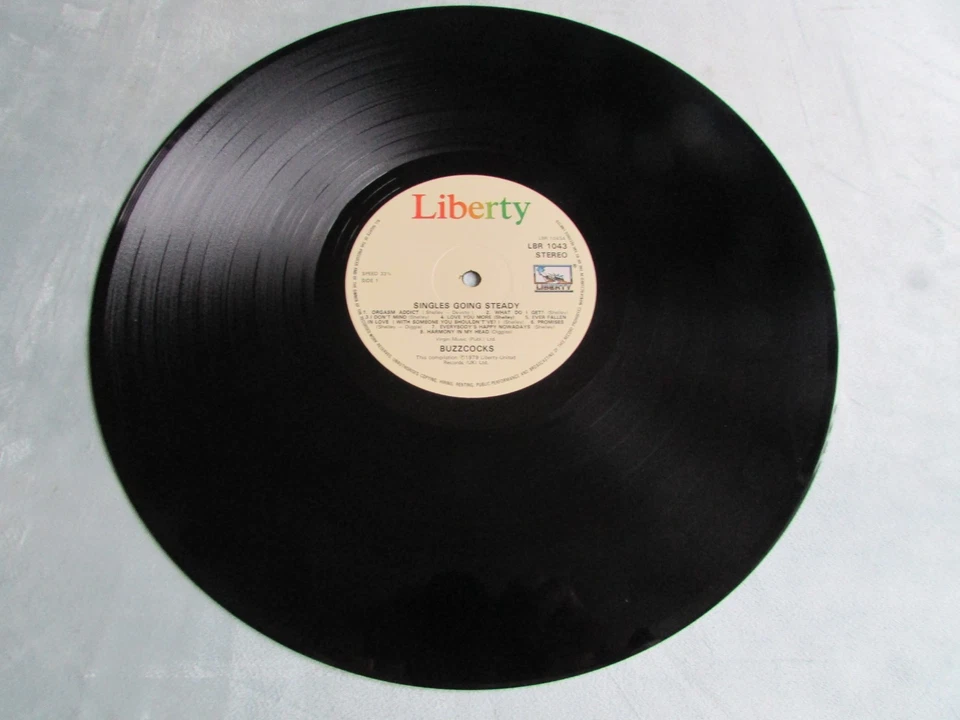 Buzzcocks ' Singles  Going Steady '  Vinyl Album Liberty Records. - Image 3 of 4