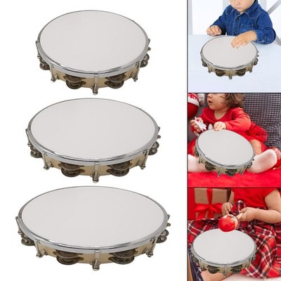 Tambourine Professional Percussion Instrument Handtrommel für Kinder und
