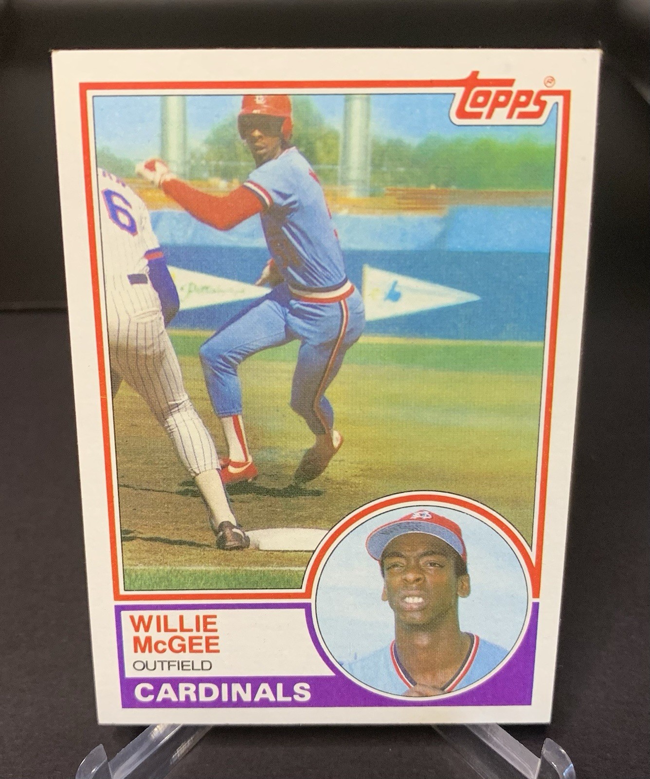 1983 Topps Willie McGee #49 St Louis Cardinals EX-NM Rookie Vintage Free Ship