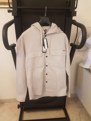 Antony Morato * Herren Jacke / Hemd mit Kapuze * Ice * Neu * Gr. 46