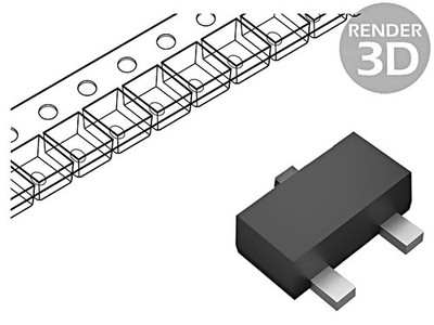 5X TPD2EUSB30DRTR Diode: TVS Array Ubr: 7V SOT-9X3-3 Ch: 2 UStrom: 0-5,5V ESD TE