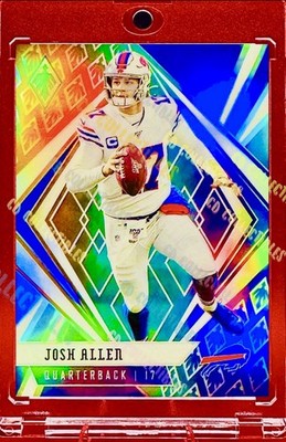 Josh Allen COLOR SPLASH REFRACTOR PANINI CARD BUFFALO BILLS MINT MVP