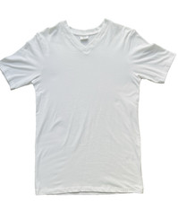 Damen T-shirt Enrico Mori, weiß, V-Ausschnit...