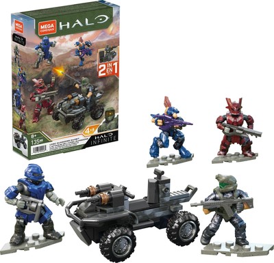 Halo Infinite Unsc Gungoose Building Set With Micro Figures And Turret Outpost