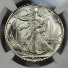 1946 S Walking Liberty Half Dollar NGC MS66 Gem High Grade San Francisco *K308