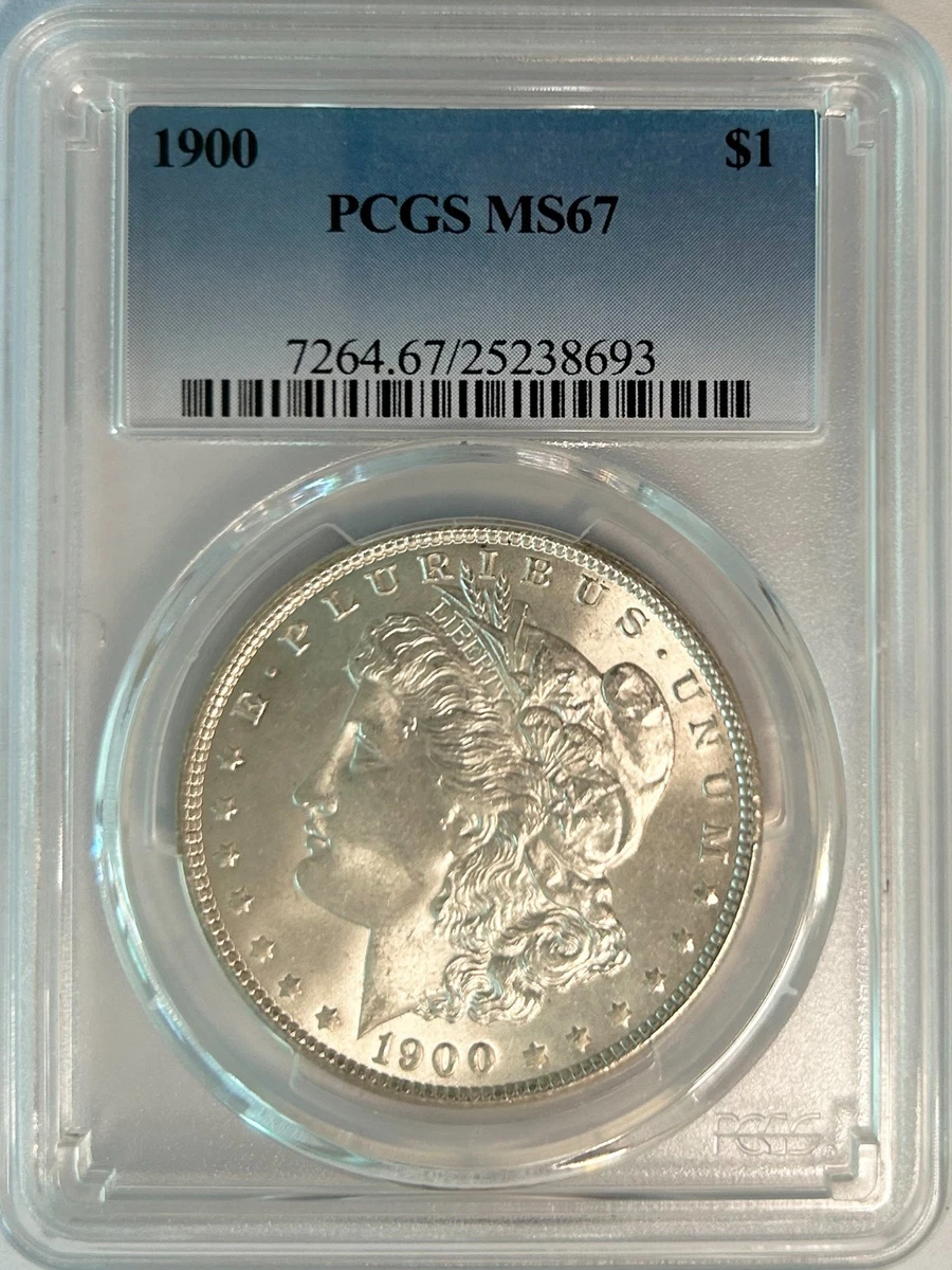 MS 67 Graded 1900 Year Morgan US Dollars (1878-1921) for sale | eBay