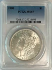 1900 Morgan Silver Dollar PCGS MS67